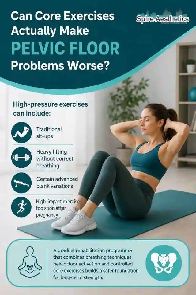 Can Strengthening Your Core Alone Actually Make Pelvic Floor Problems Worse Middlesex?